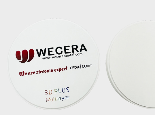3D Multilayer A1 Yttria Stabilized Zirconia Ceramic Blocks 95*20mm Wieland System