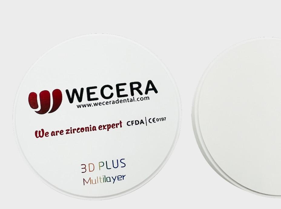 3D Multilayer A1 Yttria Stabilized Zirconia Ceramic Blocks 95*20mm Wieland System